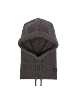 Calvin Klein Balaklawa Emblem Brushed LV04D8068G Szary ze sklepu MODIVO w kategorii Szaliki i chusty damskie - zdjęcie 188054195