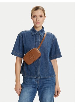 PINKO Torebka Pelle Bottalata AI 25-26 PCPL 105354 A29Q Brązowy ze sklepu MODIVO w kategorii Listonoszki - zdjęcie 188054225