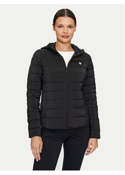 Guess Kurtka przejściowa Solid Heavy Diann V4YL04 WF3X0 Czarny Regular Fit ze sklepu MODIVO w kategorii Kurtki damskie - zdjęcie 188054226