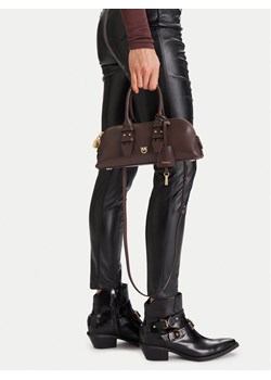 PINKO Torebka Bowling Bag Baguette AI 25-26 PLTT 105334 A0QO Brązowy ze sklepu MODIVO w kategorii Torebki damskie - zdjęcie 188054237