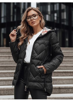 Kurtka pikowana damska OLMO czarna Dstreet TY4242 ze sklepu DSTREET.PL w kategorii Kurtki damskie - zdjęcie 188055586