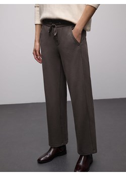 Street One Damskie spodnie materiałowe Kobiety wiskoza czekoladowy jednolity ze sklepu vangraaf w kategorii Spodnie damskie - zdjęcie 188055597