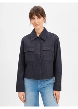 Marc O'Polo Damska kurtka pudełkowa Kobiety Jeansy rinsed jednolity ze sklepu vangraaf w kategorii Marynarki damskie - zdjęcie 188055609