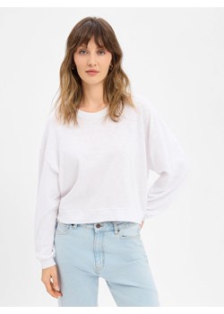 american vintage Bluza damska - Sonoma Kobiety Bawełna biały jednolity ze sklepu vangraaf w kategorii Bluzy damskie - zdjęcie 188055635