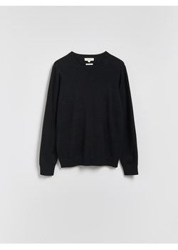 Reserved - Sweter z wełny merino - czarny ze sklepu Reserved w kategorii Swetry męskie - zdjęcie 188055657