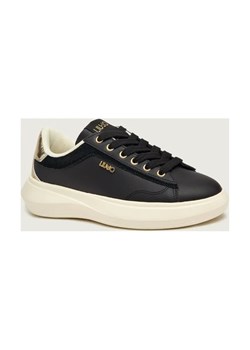 Liu Jo Skórzane sneakersy CASPER 01 | zamsz ze sklepu Gomez Fashion Store w kategorii Buty sportowe damskie - zdjęcie 188055845