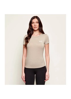 EA7 T-shirt | Slim Fit ze sklepu Gomez Fashion Store w kategorii Bluzki damskie - zdjęcie 188055886