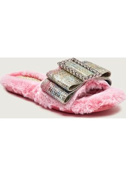 Kurt Geiger Ocieplane Klapki COSY BOW ze sklepu Gomez Fashion Store w kategorii Klapki damskie - zdjęcie 188056945