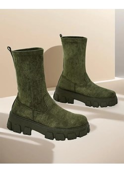 Royalfashion Botki damskie na platformie Firo ze sklepu royalfashion.pl w kategorii Botki - zdjęcie 188057778