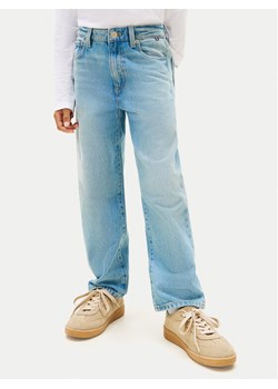 Tommy Hilfiger Jeansy KB0KB10037 Niebieski Baggy Fit ze sklepu MODIVO w kategorii Spodnie dziewczęce - zdjęcie 188057988