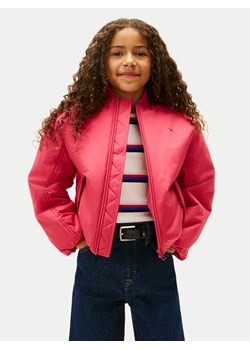 Tommy Hilfiger Kurtka bomber KG0KG08927 Różowy Regular Fit ze sklepu MODIVO w kategorii Kurtki dziewczęce - zdjęcie 188058036