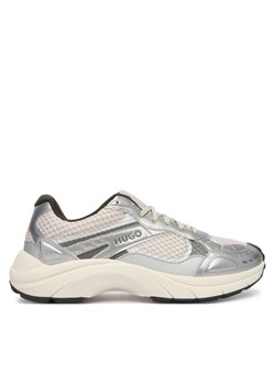 HUGO Sneakersy GO2 50558025 Srebrny ze sklepu MODIVO w kategorii Buty sportowe męskie - zdjęcie 188058066