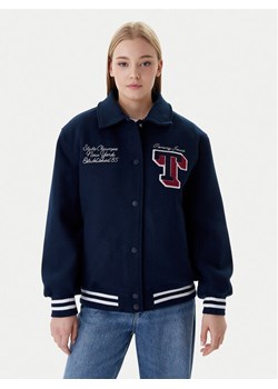 Tommy Jeans Kurtka bomber Varsity DW0DW22051 Granatowy Relaxed Fit ze sklepu MODIVO w kategorii Kurtki damskie - zdjęcie 188058168
