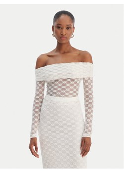 Bardot Bluzka 59742TB Biały Regular Fit ze sklepu MODIVO w kategorii Bluzki damskie - zdjęcie 188058197