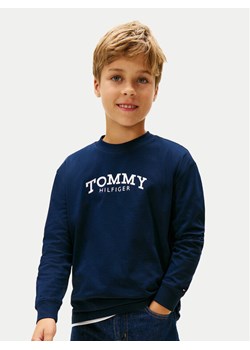 Tommy Hilfiger Bluza Monotype Print KB0KB10052 Granatowy Regular Fit ze sklepu MODIVO w kategorii T-shirty chłopięce - zdjęcie 188058205