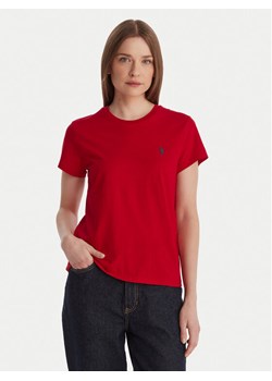 Polo Ralph Lauren T-Shirt 211B14605006 Czerwony Classic Fit ze sklepu MODIVO w kategorii Bluzki damskie - zdjęcie 188059775