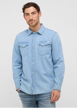 Męska Koszula Mustang Style Duver Denim Blue 1016950 5000 200 ze sklepu YouNeedit.pl w kategorii Koszule męskie - zdjęcie 188060327