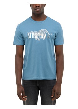 Męski T-Shirt Mustang Style Austin Bluestone 1016858 5180 ze sklepu YouNeedit.pl w kategorii T-shirty męskie - zdjęcie 188060447