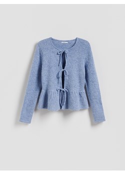Reserved - Sweter z wiązaniami - jasnoniebieski ze sklepu Reserved w kategorii Swetry damskie - zdjęcie 188060657