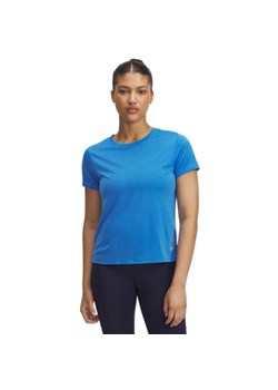 Damska koszulka do biegania Under Armour UA Launch Shortsleeve - niebieska ze sklepu Sportstylestory.com w kategorii Bluzki damskie - zdjęcie 188061259