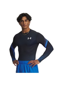 Męski longsleeve treningowy Under Armour UA Heatgear Sub Crew LS - granatowa ze sklepu Sportstylestory.com w kategorii T-shirty męskie - zdjęcie 188061397