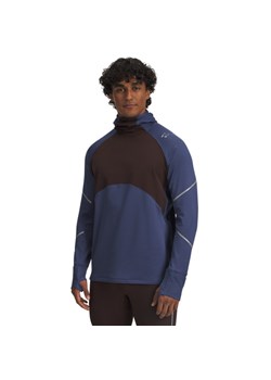 Męska bluza do biegania Under Armour UA Halo Run CW Balaclava - granatowa ze sklepu Sportstylestory.com w kategorii Bluzy męskie - zdjęcie 188061508