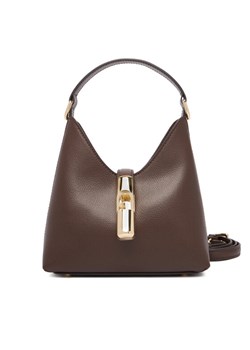 Torebka Furla Iride Mini WE00876 ARE000 KH 4284S Brązowy ze sklepu eobuwie.pl w kategorii Torebki hobo - zdjęcie 188061797