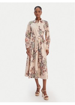 Marella Sukienka koszulowa Formica 2613221161 Beżowy Regular Fit ze sklepu MODIVO w kategorii Sukienki - zdjęcie 188062105