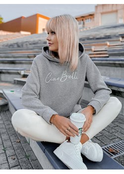 bluza bella szara one size ze sklepu UBRA w kategorii Bluzy damskie - zdjęcie 188062716