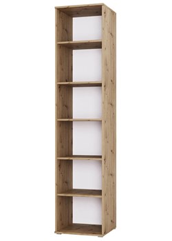 Wąski regał na książki 30 cm dąb artisan M1-A08 ze sklepu Edinos.pl w kategorii Regały i witryny - zdjęcie 188062795