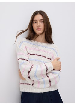 Reserved - Wzorzysty sweter - wielobarwny ze sklepu Reserved w kategorii Swetry damskie - zdjęcie 188063266