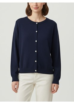 Sinsay - Kardigan z guzikami - granatowy ze sklepu Sinsay w kategorii Swetry damskie - zdjęcie 188063967