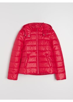 Sinsay - Pikowana kurtka puffer z kapturem - różowy ze sklepu Sinsay w kategorii Kurtki damskie - zdjęcie 188063977