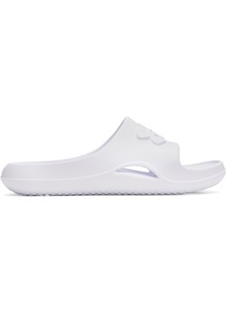 Męskie klapki Under Armour UA M Locker V SL - białe ze sklepu Sportstylestory.com w kategorii Klapki męskie - zdjęcie 188064199