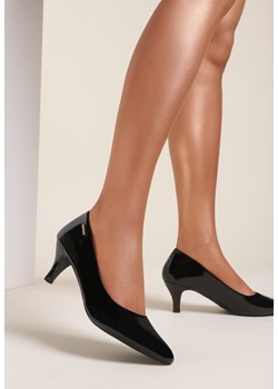 Czarne Czółenka Leuconele ze sklepu renee.pl w kategorii Czółenka - zdjęcie 188065399