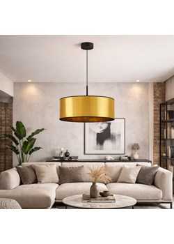 Złota lampa wisząca do salonu glamour SINTRA MIRROR fi - 50 cm ze sklepu Lysne w kategorii Lampy wiszące - zdjęcie 188065456