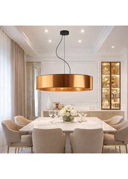 Duża lampa wisząca nad stół w stylu glamour PORTO MIRROR fi - 80 cm ze sklepu Lysne w kategorii Lampy wiszące - zdjęcie 188065485