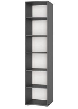 Regał w stylu skandynawskim 60 cm szary grafit M6-G08 ze sklepu Edinos.pl w kategorii Regały i witryny - zdjęcie 188065597