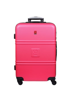 różowa duża walizka  Art Class Collection 75 cm ze sklepu Słoń Torbalski w kategorii Walizki - zdjęcie 188065636