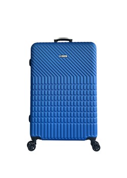 niebieska walizka średnia  High Class Collection 66 cm ze sklepu Słoń Torbalski w kategorii Walizki - zdjęcie 188065646