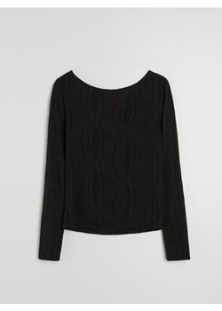 Sinsay - Bluzka z długimi rękawami - czarny ze sklepu Sinsay w kategorii Bluzki damskie - zdjęcie 188065888