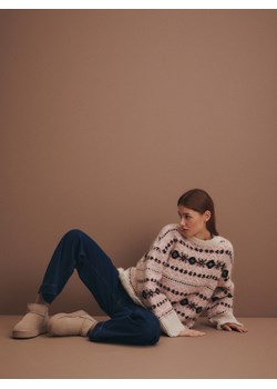 Reserved - Jeansy wide leg - granatowy ze sklepu Reserved w kategorii Jeansy damskie - zdjęcie 188066085