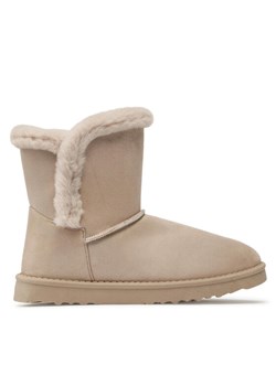Botki DeeZee WSL19150-17 Beżowy ze sklepu eobuwie.pl w kategorii Śniegowce damskie - zdjęcie 188066337
