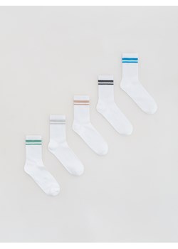 Reserved - Skarpetki 5 pack - biały ze sklepu Reserved w kategorii Skarpetki dziecięce - zdjęcie 188066625
