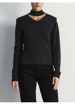 Reserved - Sweter z golfem - ciemnoszary ze sklepu Reserved w kategorii Swetry damskie - zdjęcie 188066716