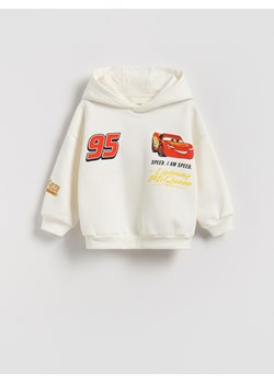 Reserved - Bluza Auta - złamana biel ze sklepu Reserved w kategorii Bluzy chłopięce - zdjęcie 188066956