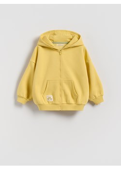 Reserved - Bawełniana bluza oversize - żółty ze sklepu Reserved w kategorii Bluzy chłopięce - zdjęcie 188066967