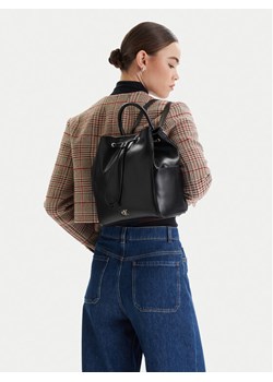 Calvin Klein Plecak Ck Drawstring Backpack LV04F3329G Czarny ze sklepu MODIVO w kategorii Plecaki - zdjęcie 188067339