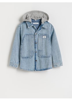 Reserved - Jeansowa koszula oversize - niebieski ze sklepu Reserved w kategorii Koszule chłopięce - zdjęcie 188068058