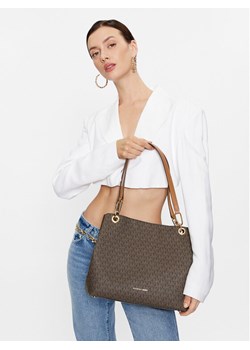 MICHAEL Michael Kors Torebka Kensington 30F3G8KT7B Brązowy ze sklepu MODIVO w kategorii Torby Shopper bag - zdjęcie 188068506